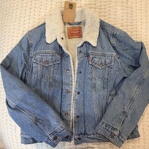 Levi's Sherpa Lined original trucker Jacket- Medium